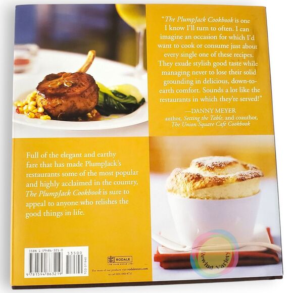 The Plumpjack Cookbook 2006 1st Ed HC DJ Gavin Newsom Foreword California Wine - Picture 3 of 16